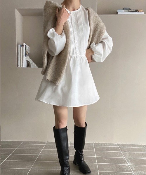 「FILLOU」 長袖ブラウス MEDIUM ブラック レディース_画像4