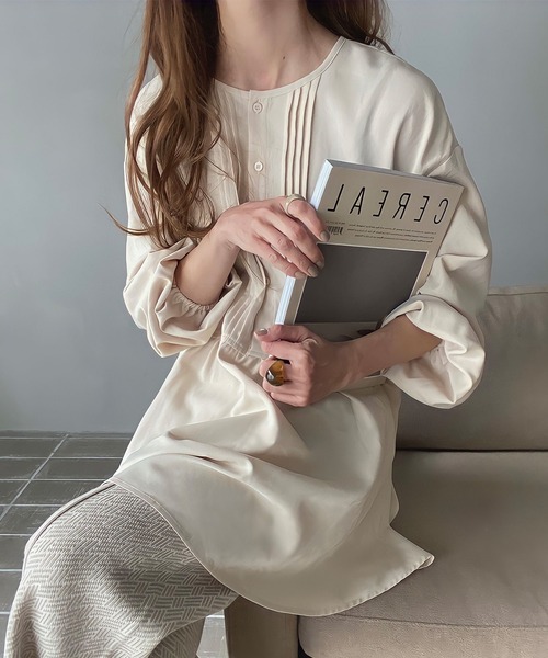 「FILLOU」 長袖ブラウス MEDIUM ブラック レディース_画像7