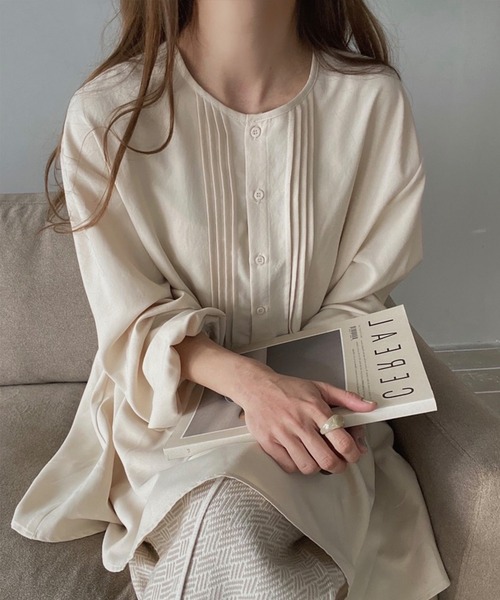 「FILLOU」 長袖ブラウス MEDIUM ブラック レディース_画像8