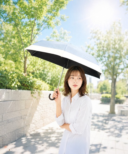 NAKATANI（中谷） 日傘 折りたたみ傘 折り畳み 軽量 晴雨兼用 傘 UV