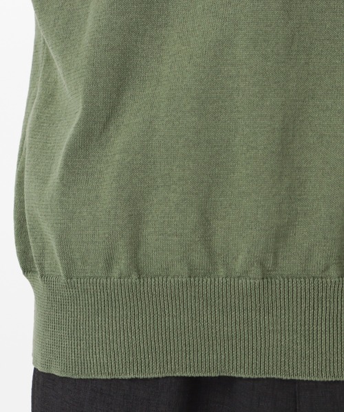 「NAVY」 半袖ポロシャツ X-LARGE カーキ メンズ_画像4