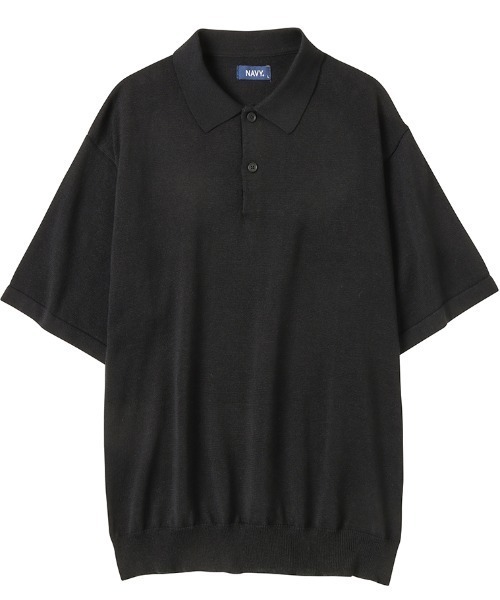 「NAVY」 半袖ポロシャツ X-LARGE カーキ メンズ_画像6
