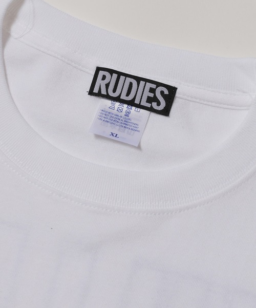 「RUDIE'S」 長袖Tシャツ L ホワイト メンズ_画像3