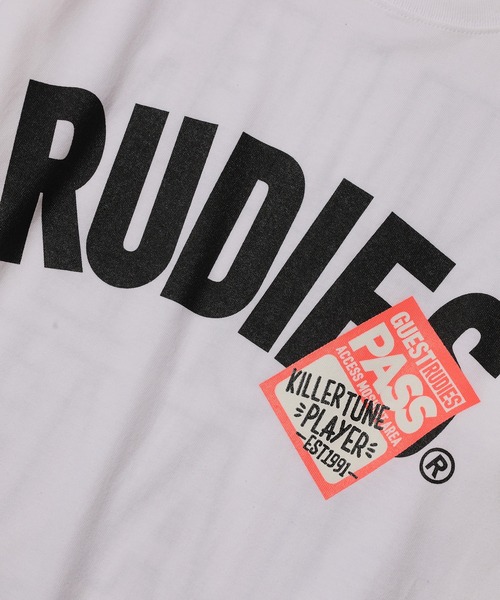 「RUDIE'S」 長袖Tシャツ L ホワイト メンズ_画像4