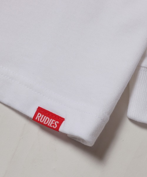 「RUDIE'S」 長袖Tシャツ L ホワイト メンズ_画像5