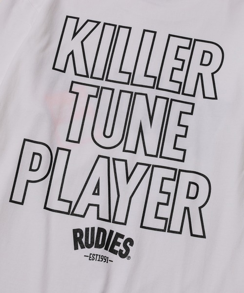 「RUDIE'S」 長袖Tシャツ L ホワイト メンズ_画像6