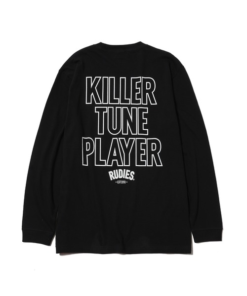 「RUDIE'S」 長袖Tシャツ L ホワイト メンズ_画像8