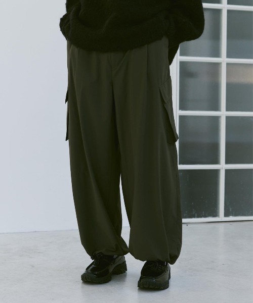 「KUUUPY」 カーゴパンツ MEDIUM カーキ メンズ_画像7