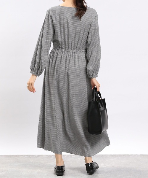 「GLOBAL WORK Smile Seed Store」 7分袖ワンピース SMALL グレー系その他6 レディース_画像3