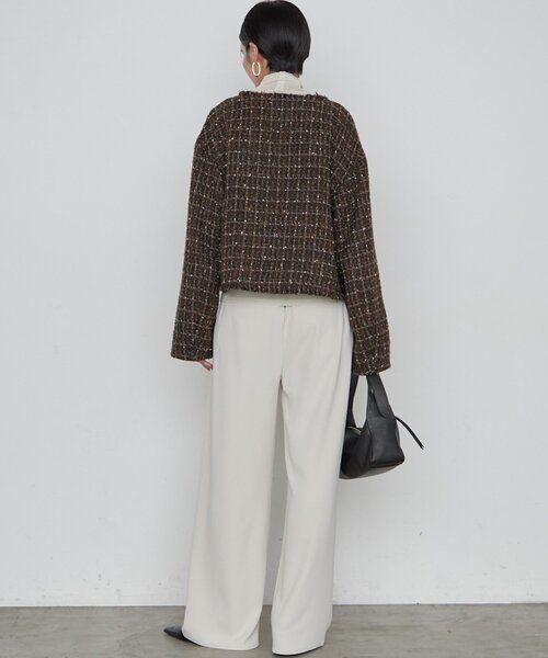 Loungedress（ラウンジドレス） ジャケット ノーカラージャケット