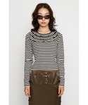 tシャツ BORDER FRILL CUT ト...の詳細画像1