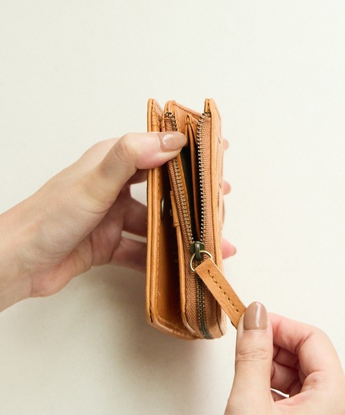 財布 zucchero ズッケロ 折財布 二つ折り ミニ財布 レディース 本革