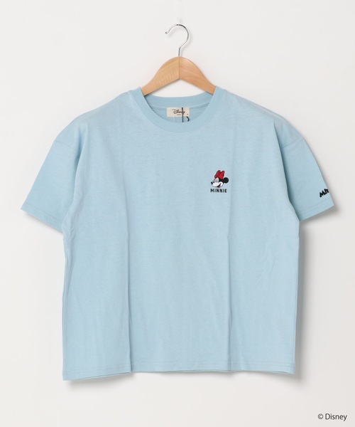 Tシャツ Tシャツ Disney ディズニー キャラクターワンポイント刺繍ワイドｔシャツ ビッグシルエット ミッキー ミニー Zozotown Paypayモール店 通販 Paypayモール