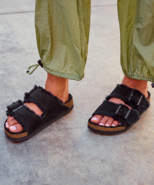 BIRKENSTOCK（ビルケンシュトック） サンダル Arizona Suede Shearling