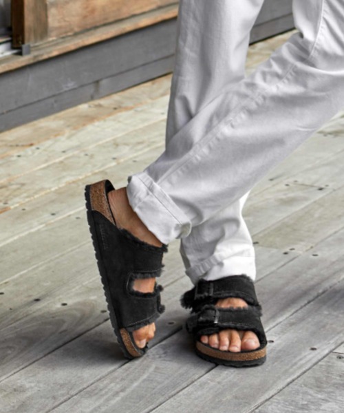 BIRKENSTOCK（ビルケンシュトック） サンダル Arizona Suede Shearling