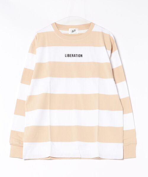 【新品未使用】ennoy 長袖Tシャツ ボーダー 白 Lサイズ NO WAY tシャツ /先染めボーダー長袖Tシャツ/ メンズ レディース
