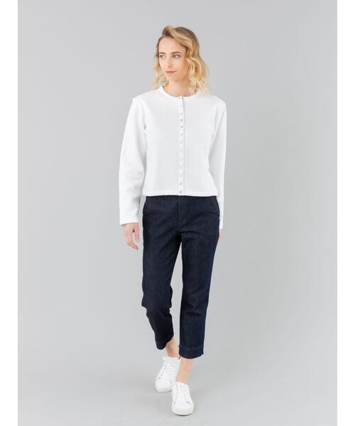 agnes b.（アニエスベー） カーディガン コットン メルトン 長袖