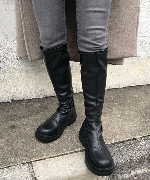 ブーツ Casselini キャセリーニ ロングブーツ Zozotown Yahoo 店 通販 Yahoo ショッピング