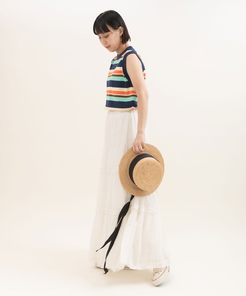 ドットアンドストライプス　ティアードスカート Dot＆Stripes CHILD WOMAN（ドット＆ストライプス チャイルドウーマン