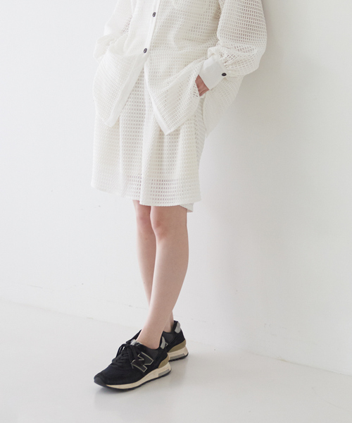 NOMINE（ノミネ） ハーフパンツ パンツ 「セットアップ対応」メッシュ