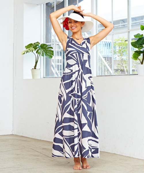 Maunaloa（マウナロア） ドレス 「Maunaloa」Ocean Blue Bird ティア