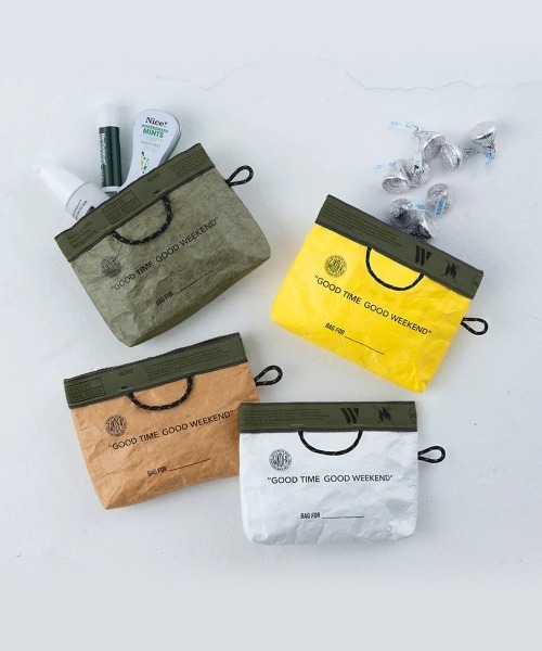 （India）weekend(er)（ウィークエンダー）　ポーチセット THE MILES ポーチ WEEKEND(ER) ウィークエンダー TYVEK XSMALL
