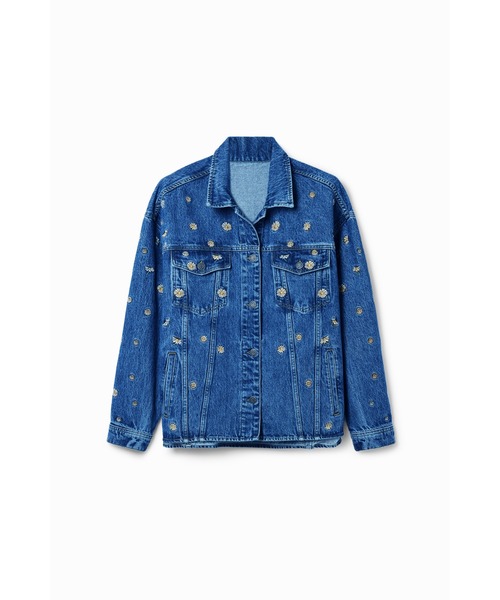 Desigual｜マーガレット デニムトラッカージャケット | Rakuten