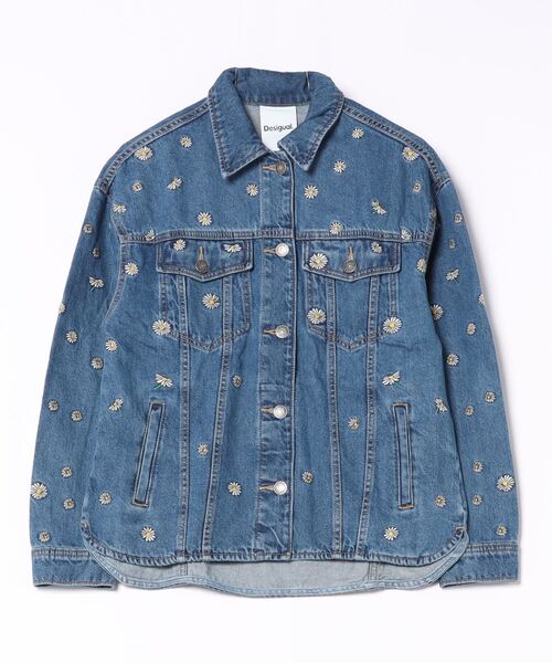Desigual デニムジャケット gジャン マーガレット デニム
