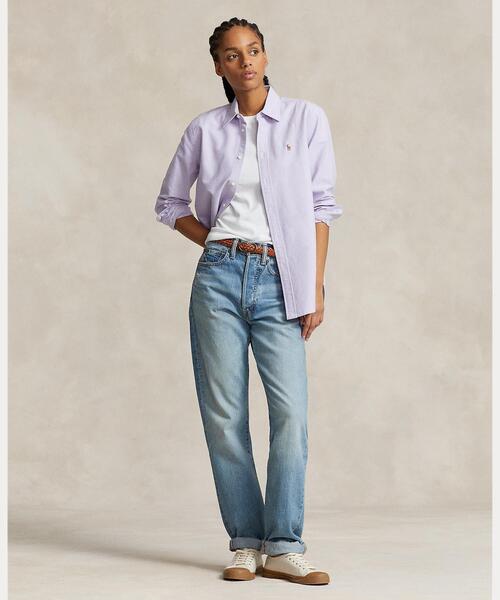 ブラウス シャツ オックスフォードリラックスフィットロングスリーブシャツ レディース POLO RALPH LAUREN ブラウス シャツ リラックスド フィット