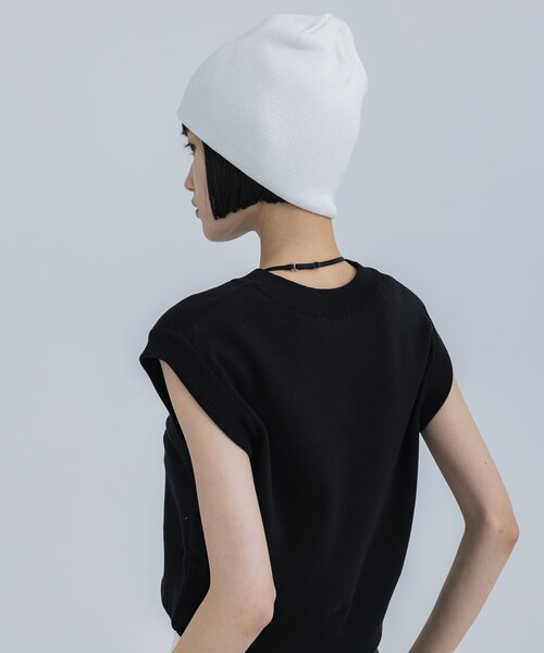 帽子 キャップ レディース 「THINGS THAT MATTER/(シングス ザット マター)」「STUDIOUS別注」LOGO KNIT CAP/｜zozo｜08