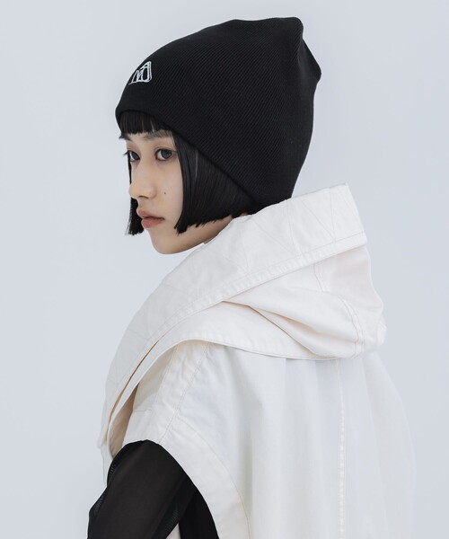 帽子 キャップ レディース 「THINGS THAT MATTER/(シングス ザット マター)」「STUDIOUS別注」LOGO KNIT CAP/｜zozo｜16