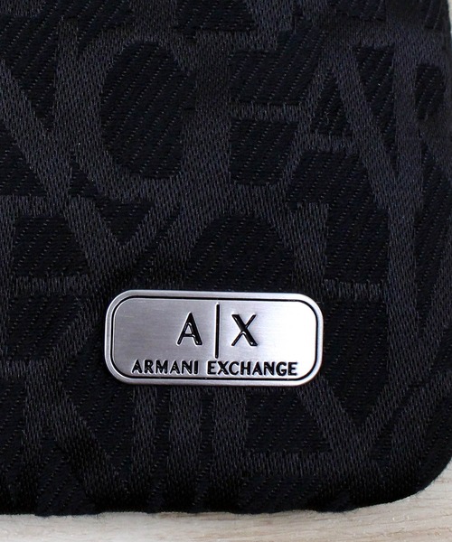 ARMANI EXCHANGE ショルダーバッグ AX オールオーバーロゴ
