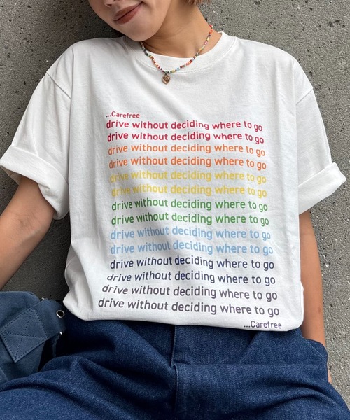 ★入手困難★希少 マルチロゴTシャツ 半袖 ホワイト カットソー WHYTO.｜2WAY プリントTシャツ カットソー 半袖 5分袖 2WAY
