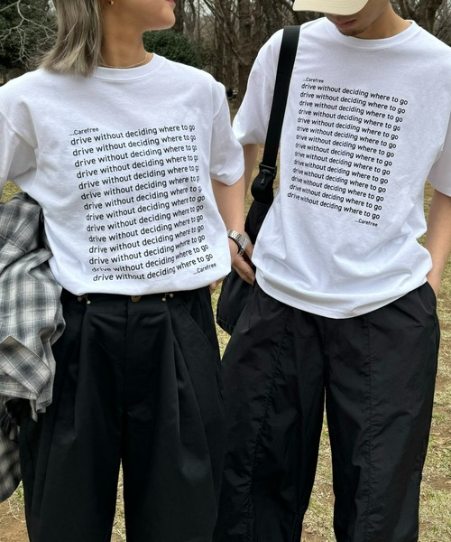 tシャツ Tシャツ メンズ 「UNISEX」メッセージプリント半袖Tee｜zozo｜06