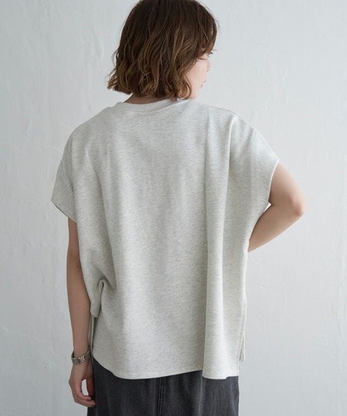 notch. tシャツ フレンチスリーブボックスTシャツ レディース