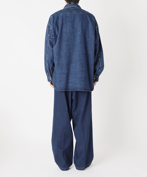 EDIFICE（エディフィス） シャツ デニム シャツ メンズ レディース