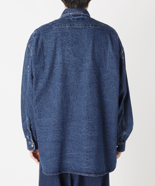 EDIFICE（エディフィス） シャツ デニム シャツ メンズ レディース