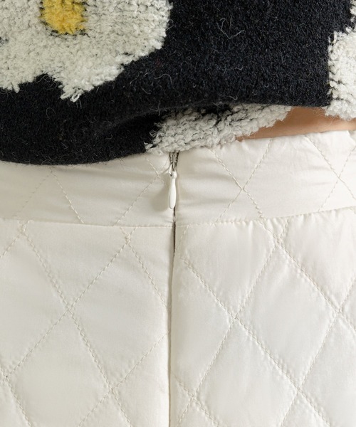 DAY CLOSET スカート レディース ふわっと広がるキルティングフレア