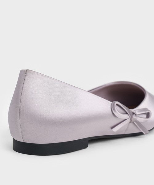CHARLES ＆ KEITH（チャールズ&キース） バレエシューズ パンプス ボウ