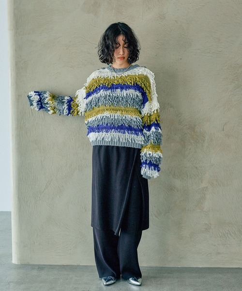 LEPSIM（レプシィム） パンツ 12ゲージニットスカパン 133267