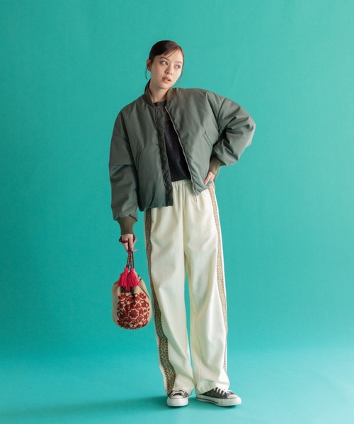 AMERICAN RAG CIE ショルダーバッグ バッグ LEIN 刺繍バッグ