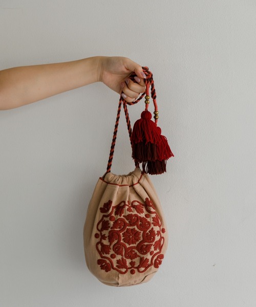 AMERICAN RAG CIE ショルダーバッグ バッグ LEIN 刺繍バッグ