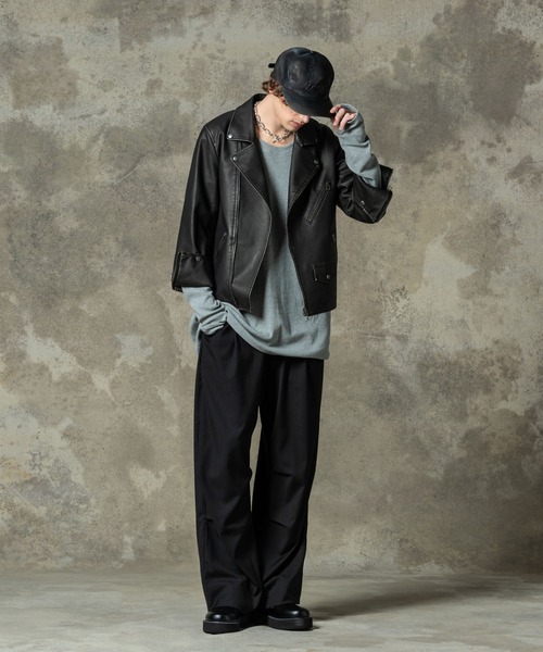 glamb Cain riders ケインライダース　ネイビー　美品 glamb Cain riders ケインライダース ネイビー 美品