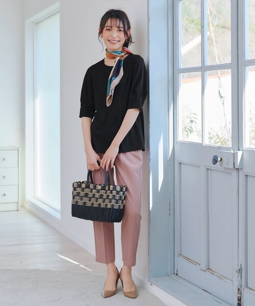 Tiaclasse パンツ カラーテーパードパンツ レディース : ZOZOTOWN