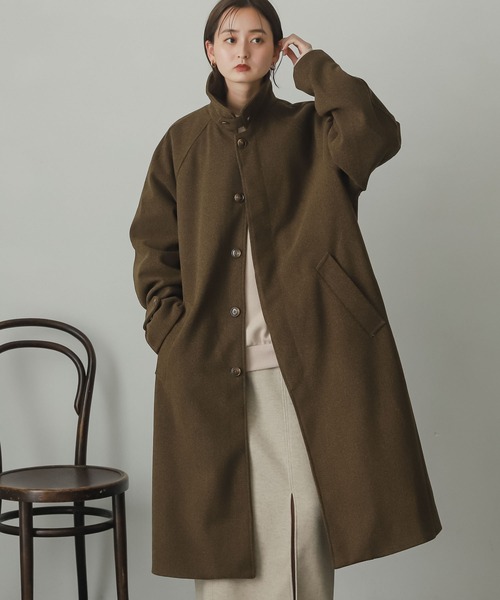 SENSE OF PLACE by URBAN RESEARCH ステンカラーコート MEDIUM カーキ
