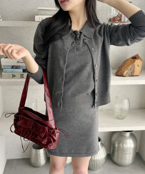 Ada. セットアップ 3pcs アンサンブル セットアップ ノースリーブ