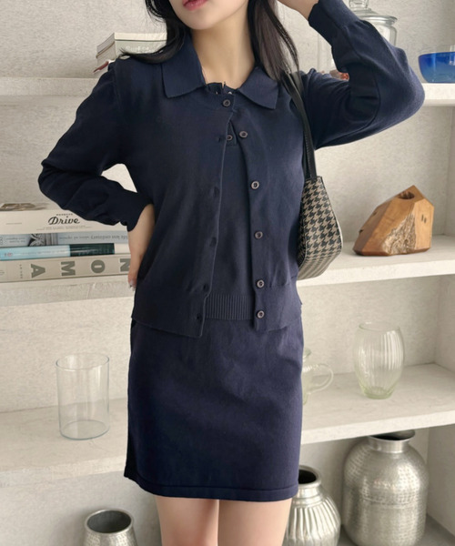 Ada. セットアップ 3pcs アンサンブル セットアップ ノースリーブ