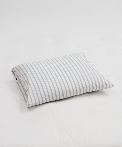 シーツ・カバー TEKLA Pillow Sham  Blue Stripes Tekla - Percale Pillow Sham in Island Blue Stripes – Stoy