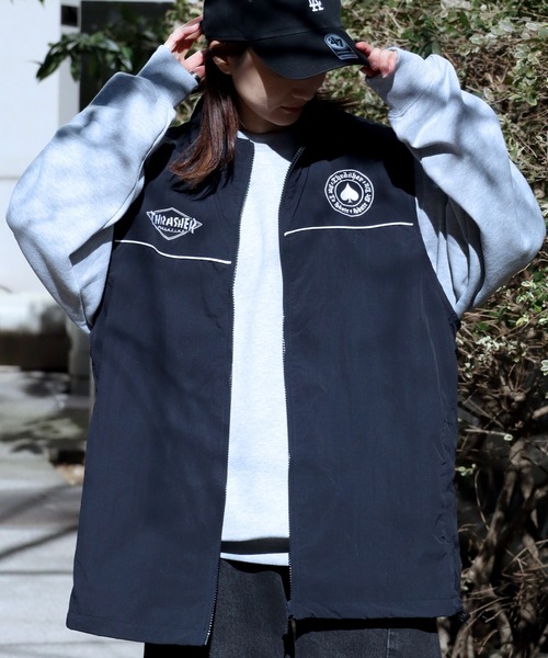 THRASHER（スラッシャー） ベスト ジレ 「THRASHER/スラッシャー