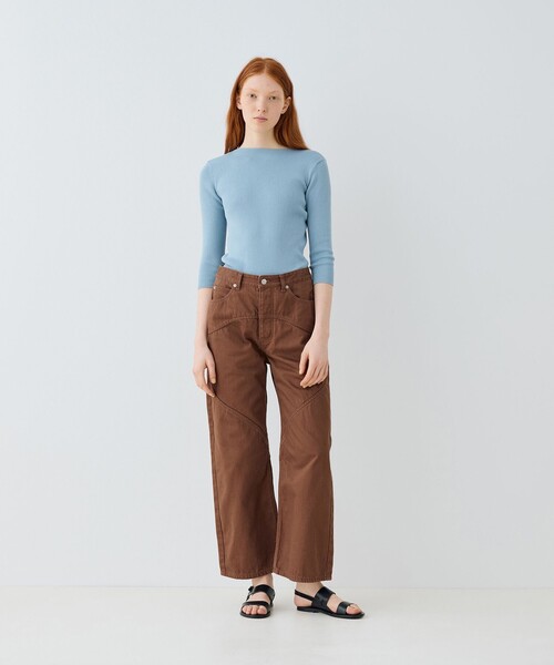 GALERIE VIE ジーンズ デニム デニムパンツ サンフェードデニム